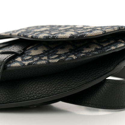Christian Dior HOMME Oblique Saddle Belt Bag Blue 9 of 9