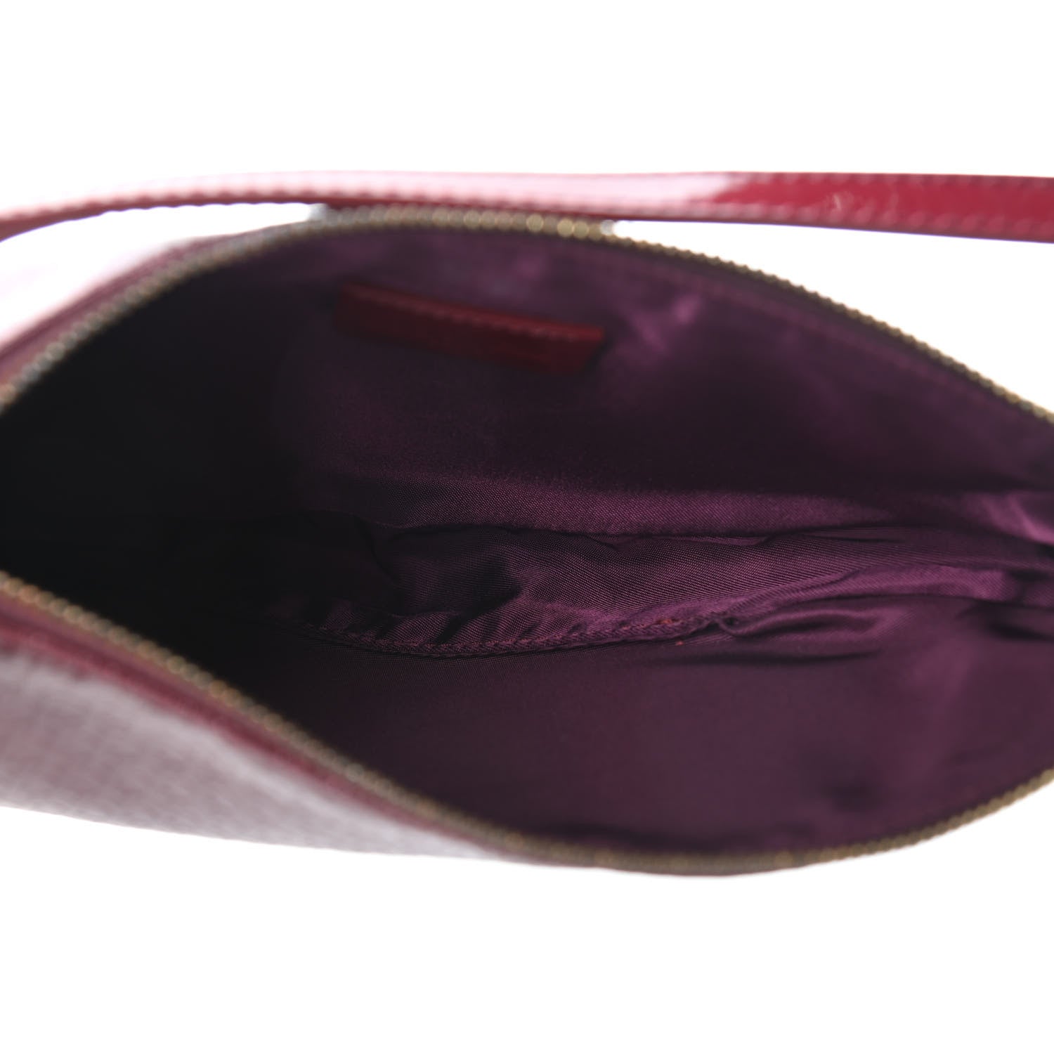 Christian Dior Patent Monogram Mini Saddle Pochette Red 5 of 7