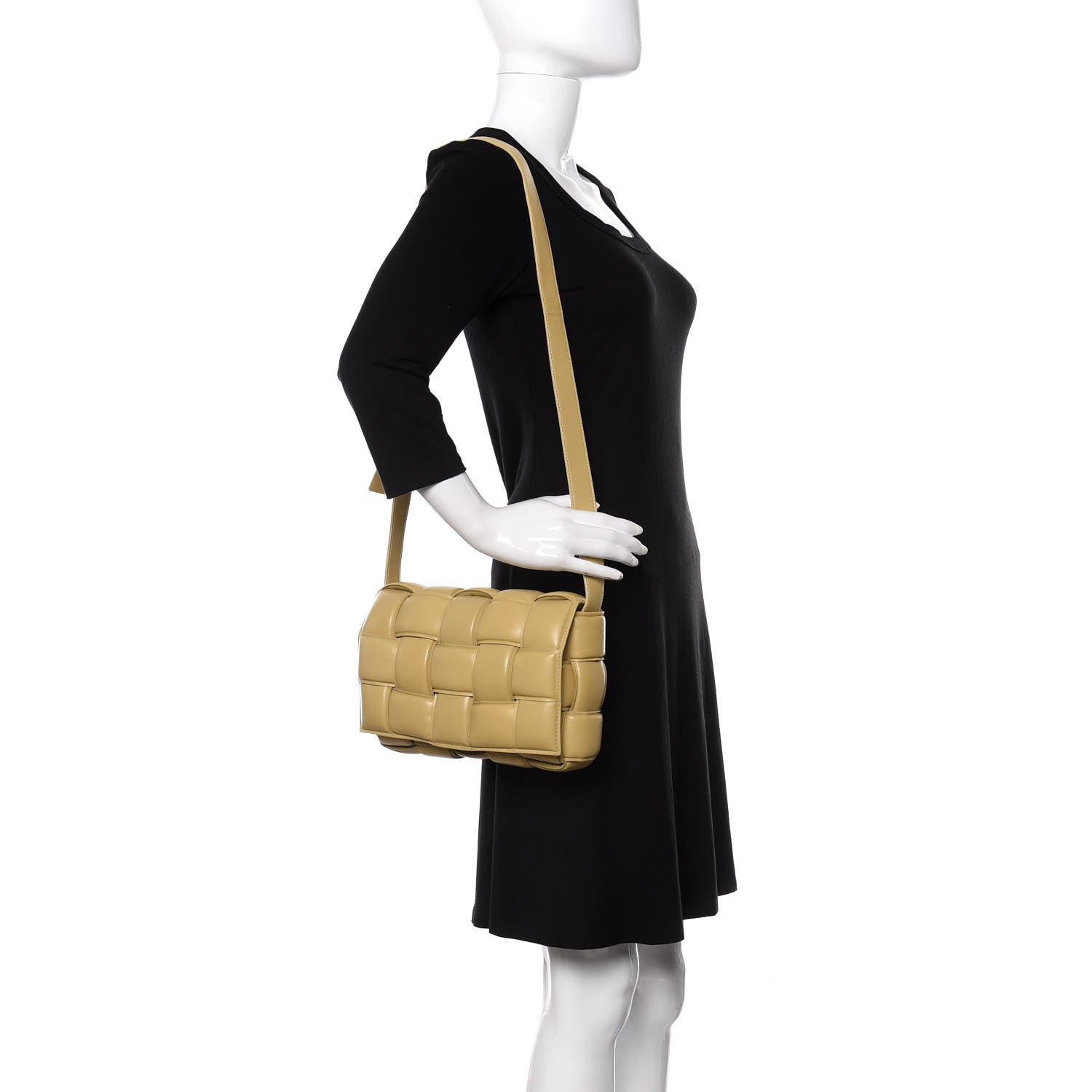 Bottega Veneta Nappa Maxi Intreccio Padded Cassette Crossbody Bag Tapioca 2 of 10