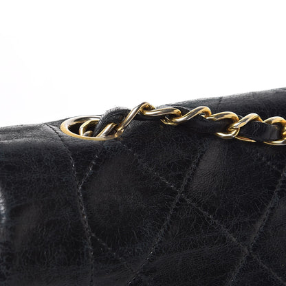 Chanel Lambskin Quilted Medium Single Flap Black 12 of 15