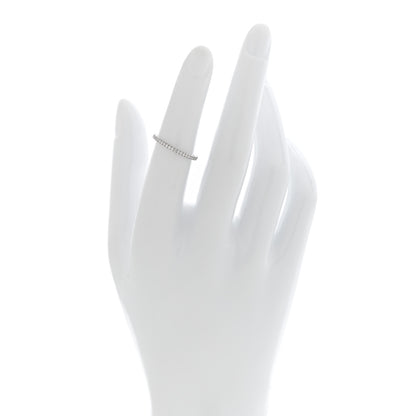 Cartier 18K White Gold Diamond 1.5mm Étincelle de Cartier Wedding Band Ring 49 5 2 of 5