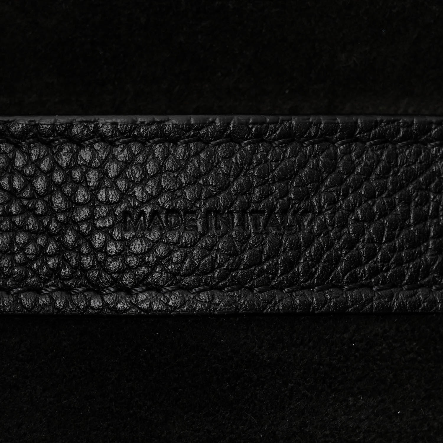 Celine Grained Calfskin Small Folded Cabas Black 7 of 10