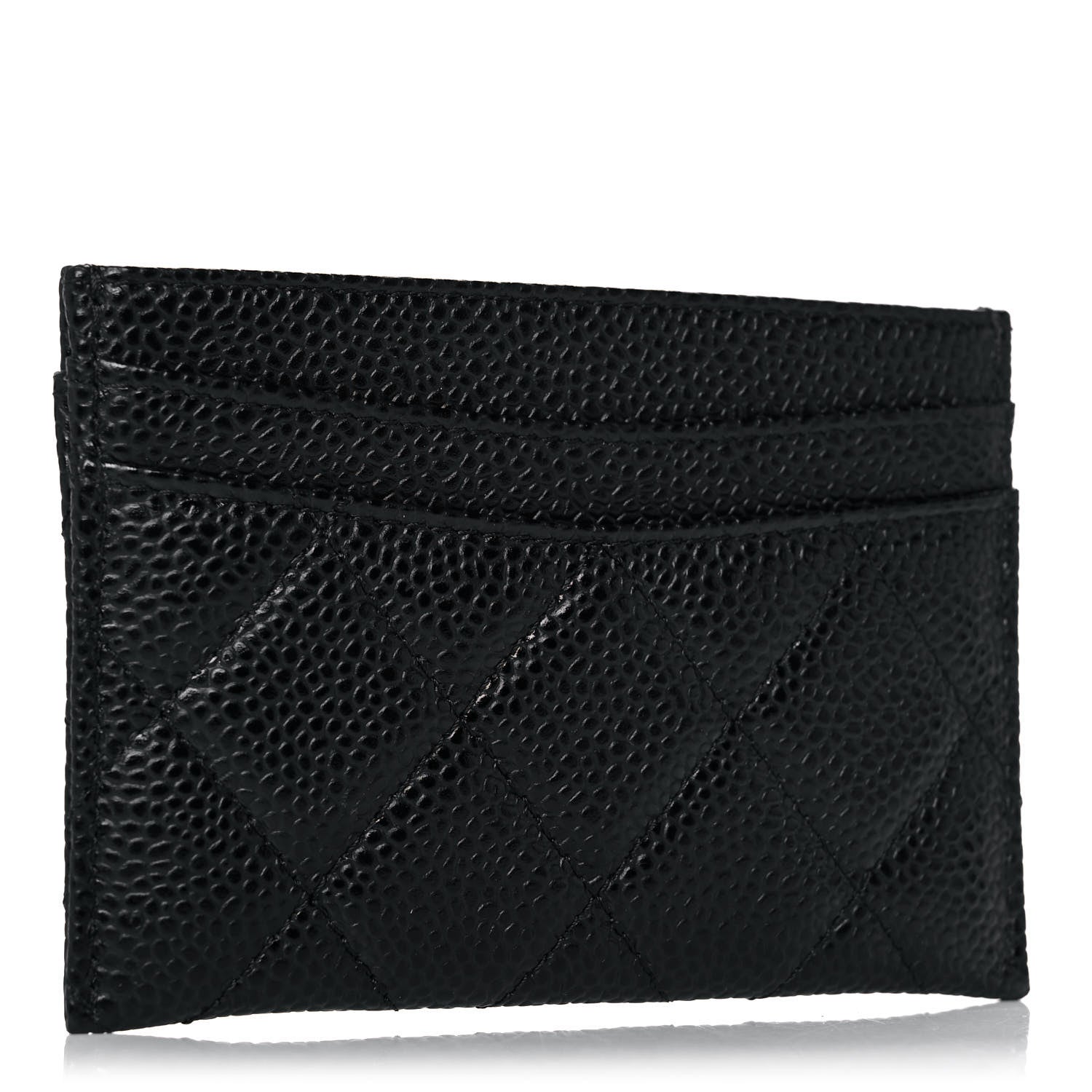 Chanel Caviar Quilted Card Holder Black 3 of 10