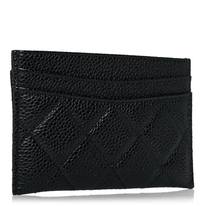 Chanel Caviar Quilted Card Holder Black 3 of 10