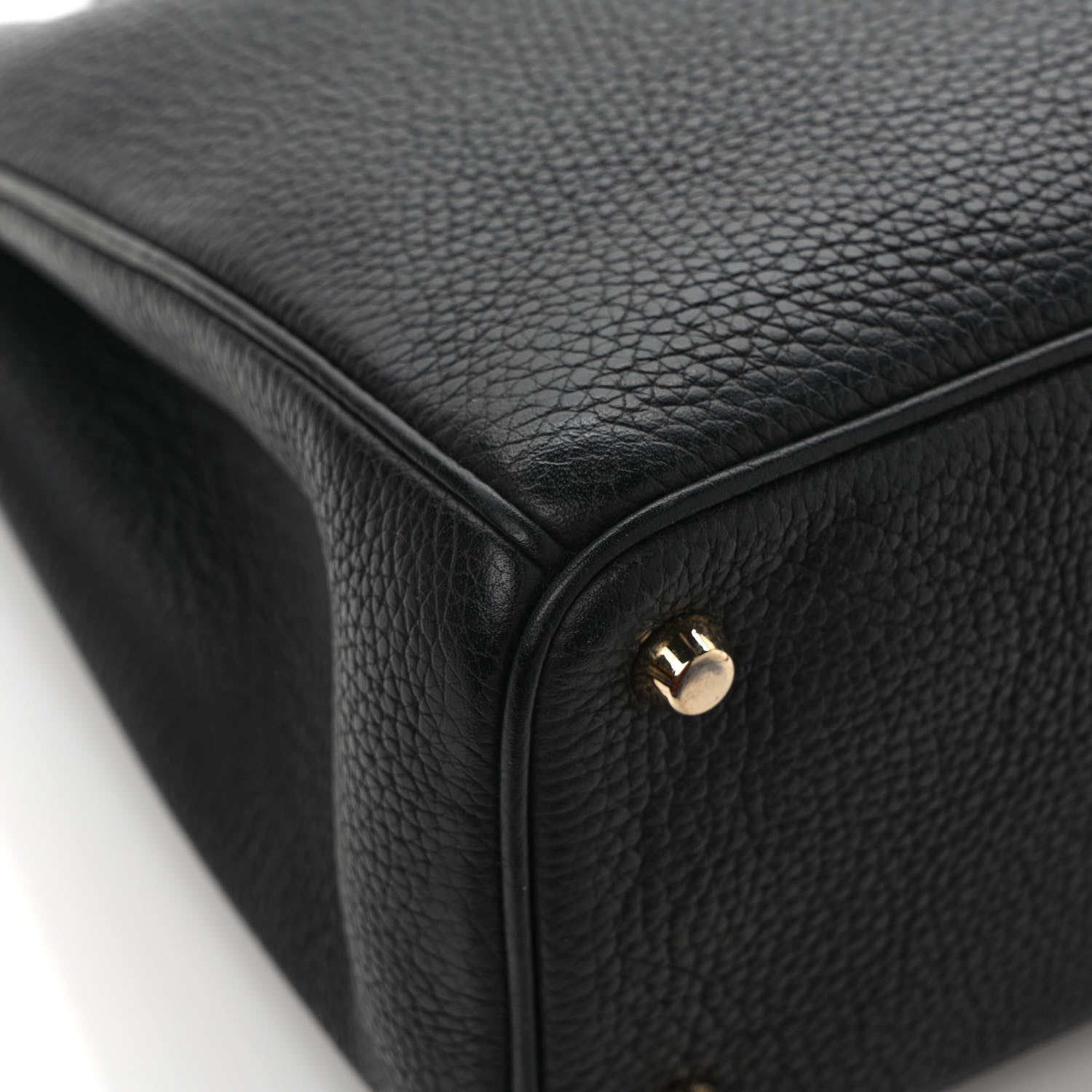 Christian Dior Bullcalf Medium Diorissimo Tote Black Rose Indien 9 of 10