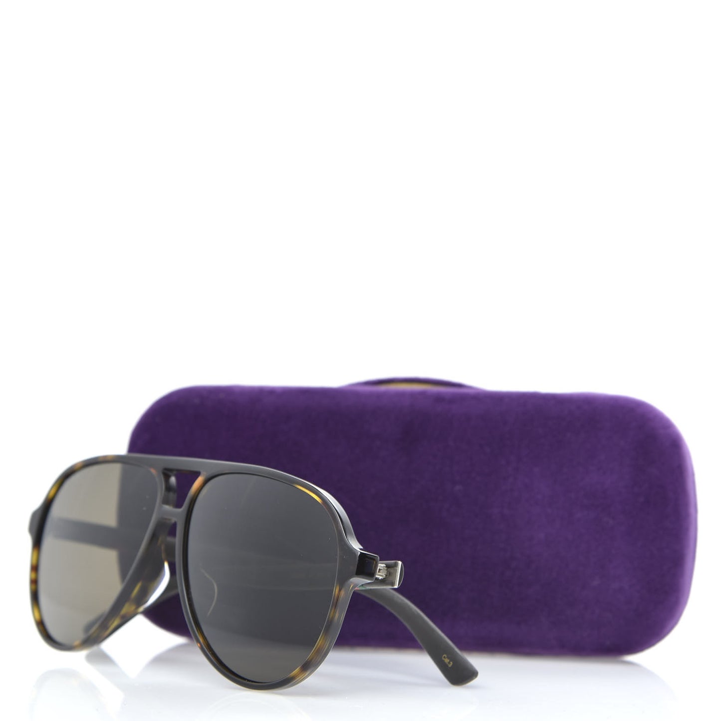 Web Aviator Sunglasses GG0423SA Tortoise