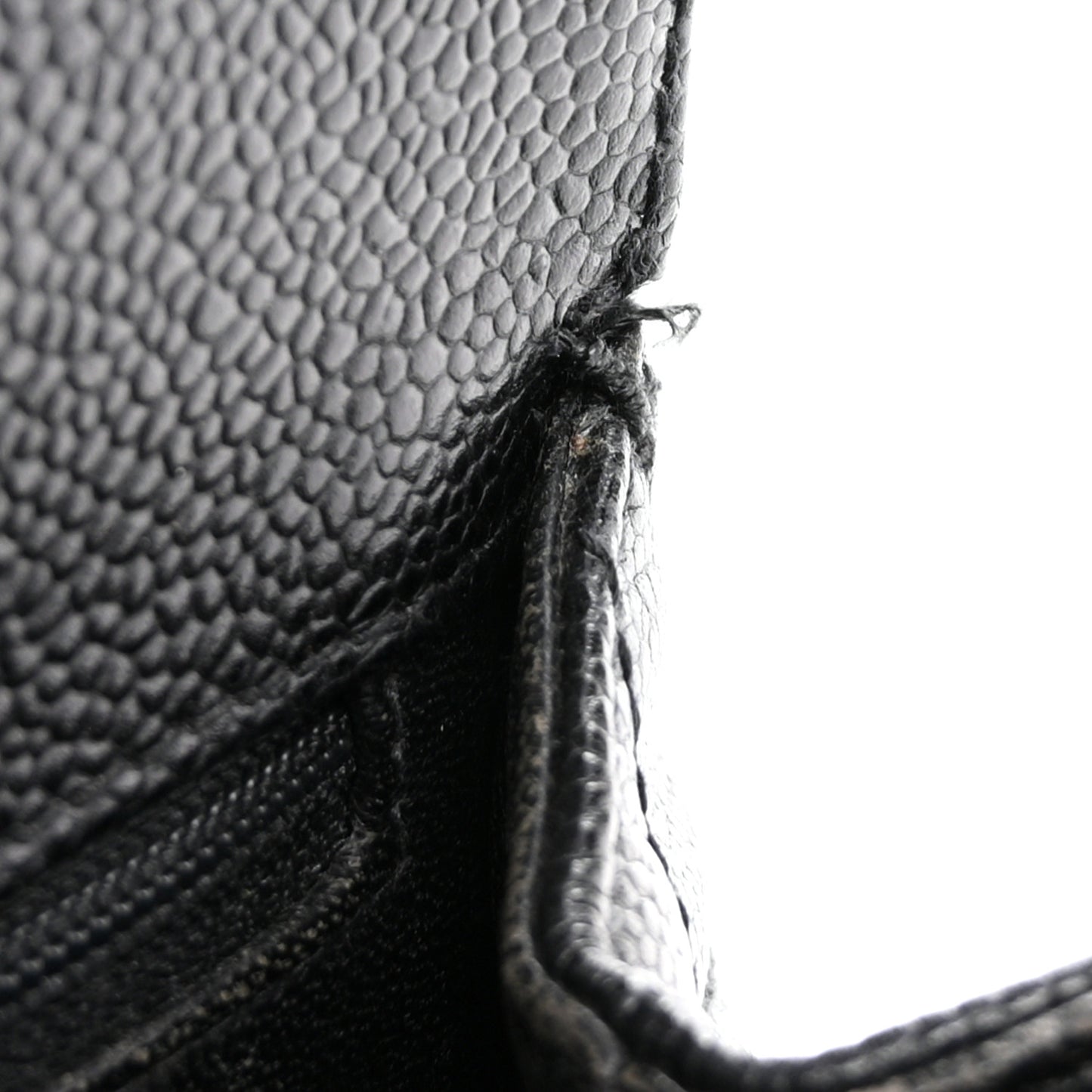 Caviar Quilted Jumbo Kelly Flap Black