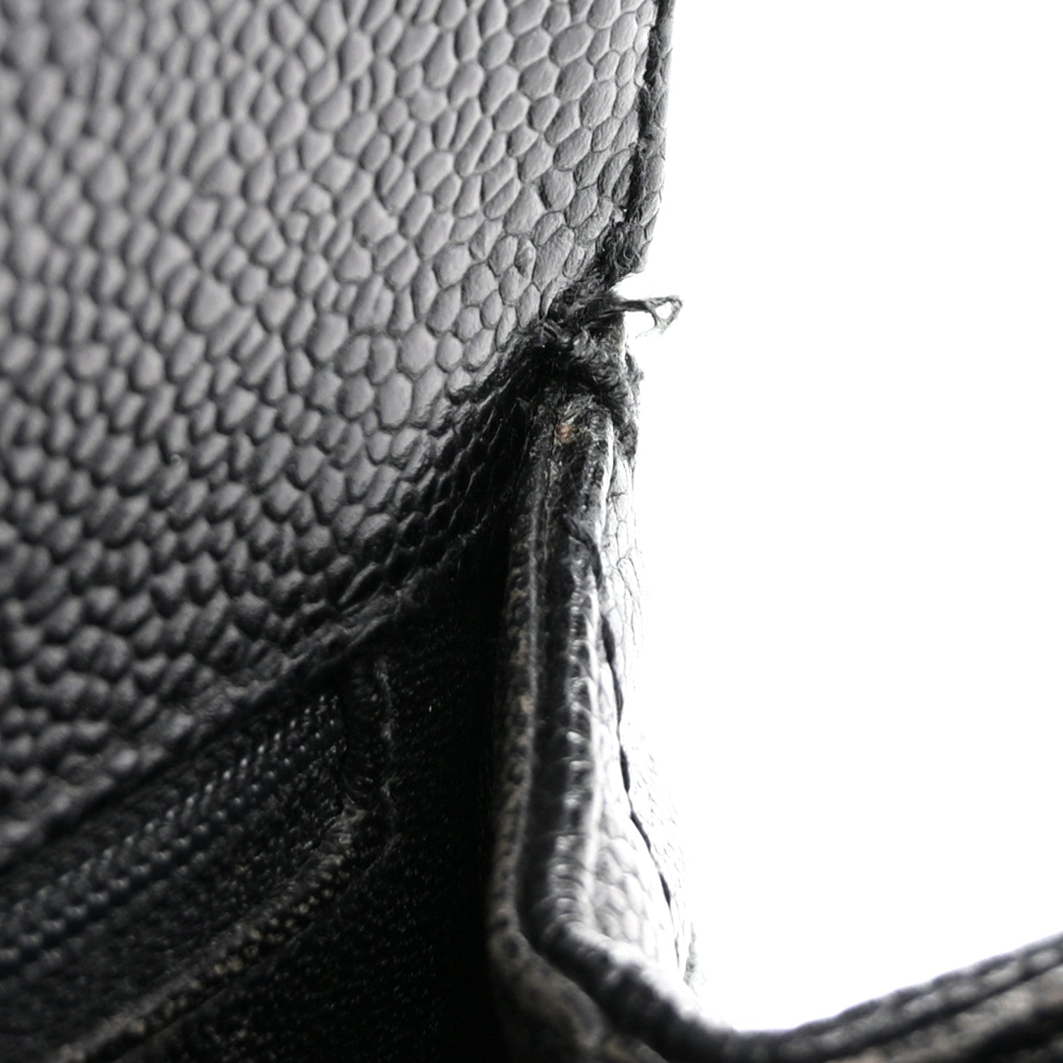 Chanel Caviar Quilted Jumbo Kelly Flap Black 12 of 13