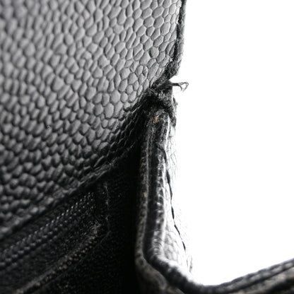 Chanel Caviar Quilted Jumbo Kelly Flap Black 12 of 13