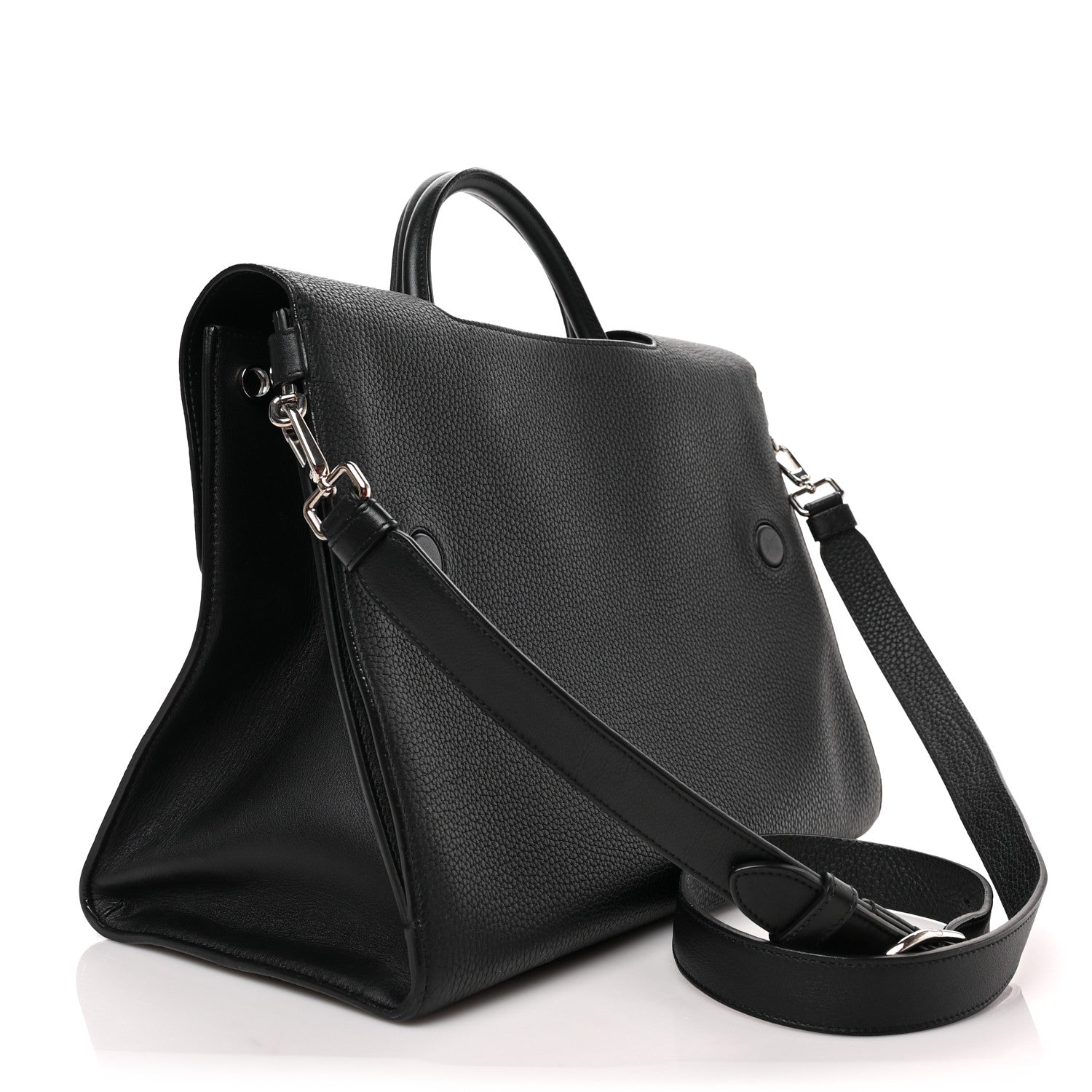 Christian Dior Grained Calfskin Large Diorever Flap Black 3 of 11
