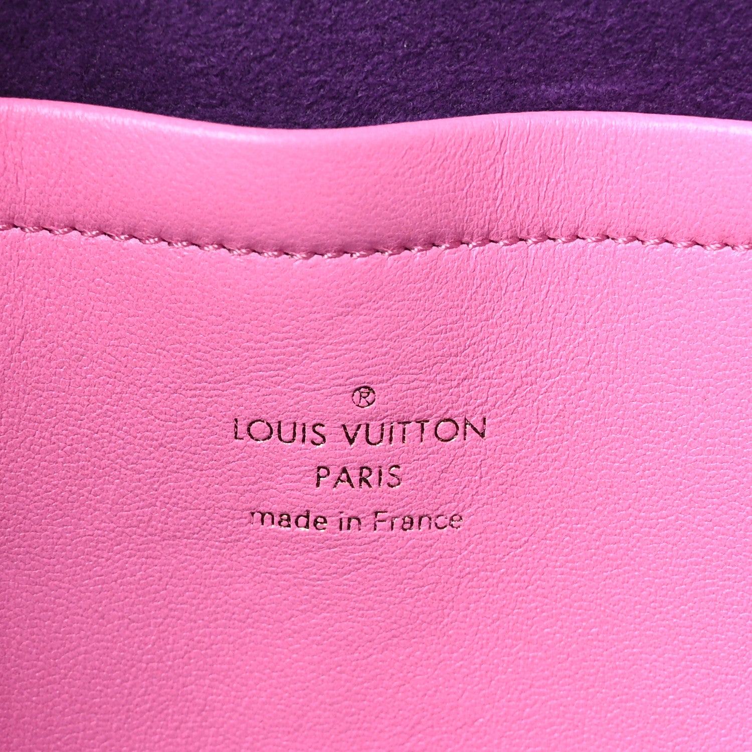 Louis Vuitton Calfskin Embossed Monogram Vuittamins Utility Crossbody Rose Violet 6 of 9