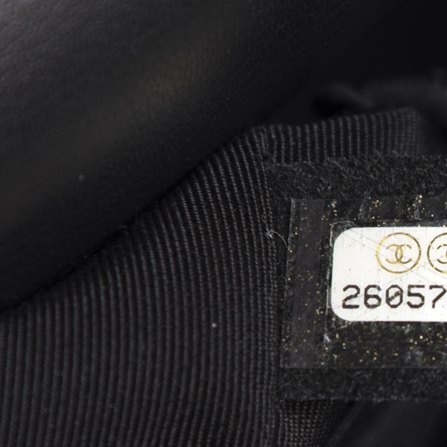 Chanel Calfskin Chevron Quilted Statement Shopping Tote Black 10 of 11