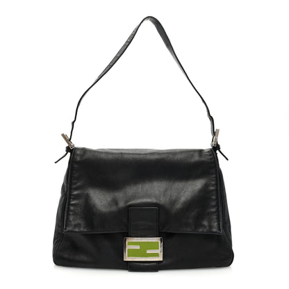 Fendi Calfskin Big Forever Mama Baguette Black 1 of 11
