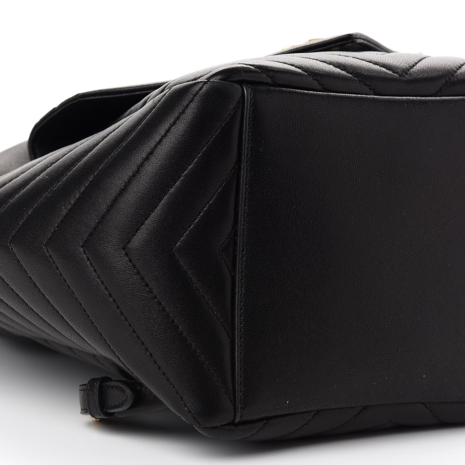 Saint Laurent Lambskin Matelasse Monogram Joe Backpack Black 5 of 9