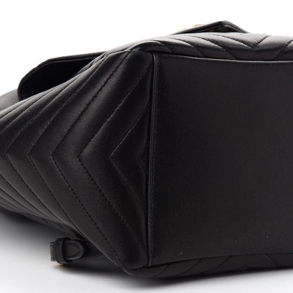 Saint Laurent Lambskin Matelasse Monogram Joe Backpack Black 5 of 9