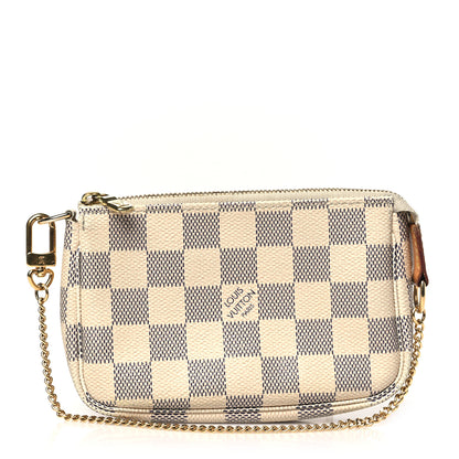 Louis Vuitton Damier Azur Mini Pochette Accessories 1 of 9