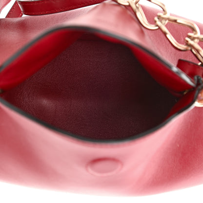Chloe Calfskin Mini Juana Shoulder Bag Red 5 of 9