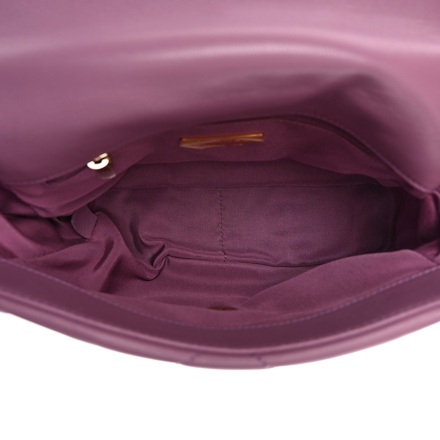 Lambskin Quilted Medium Chanel 19 Flap Light Purple