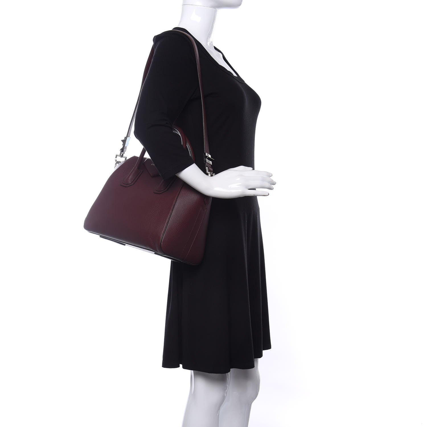 Givenchy Sugar Goatskin Small Antigona Oxblood 2 of 10