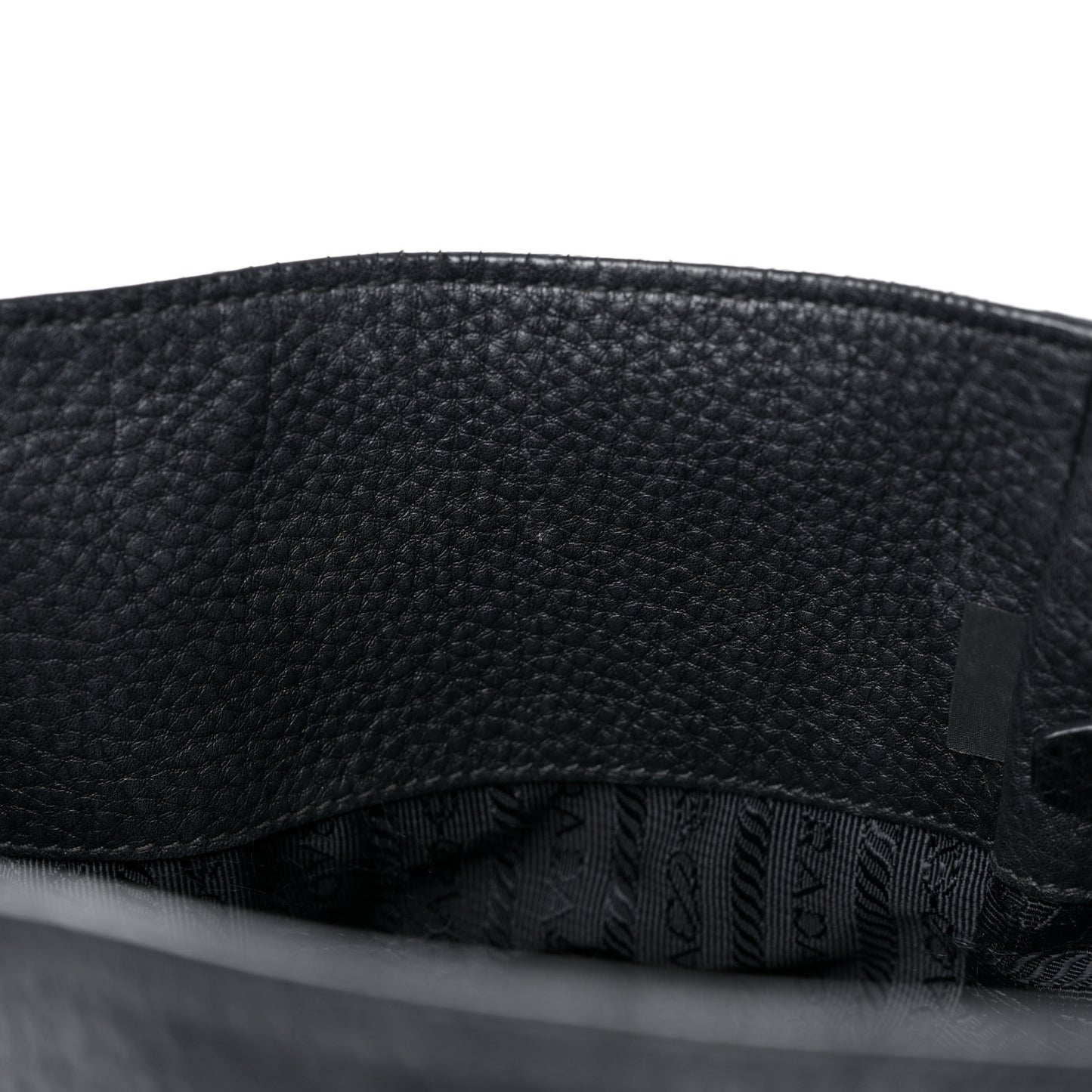Vitello Daino Side Pocket Tote Black