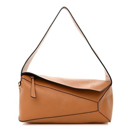 Loewe Calfskin Puzzle Hobo Tan 1 of 16