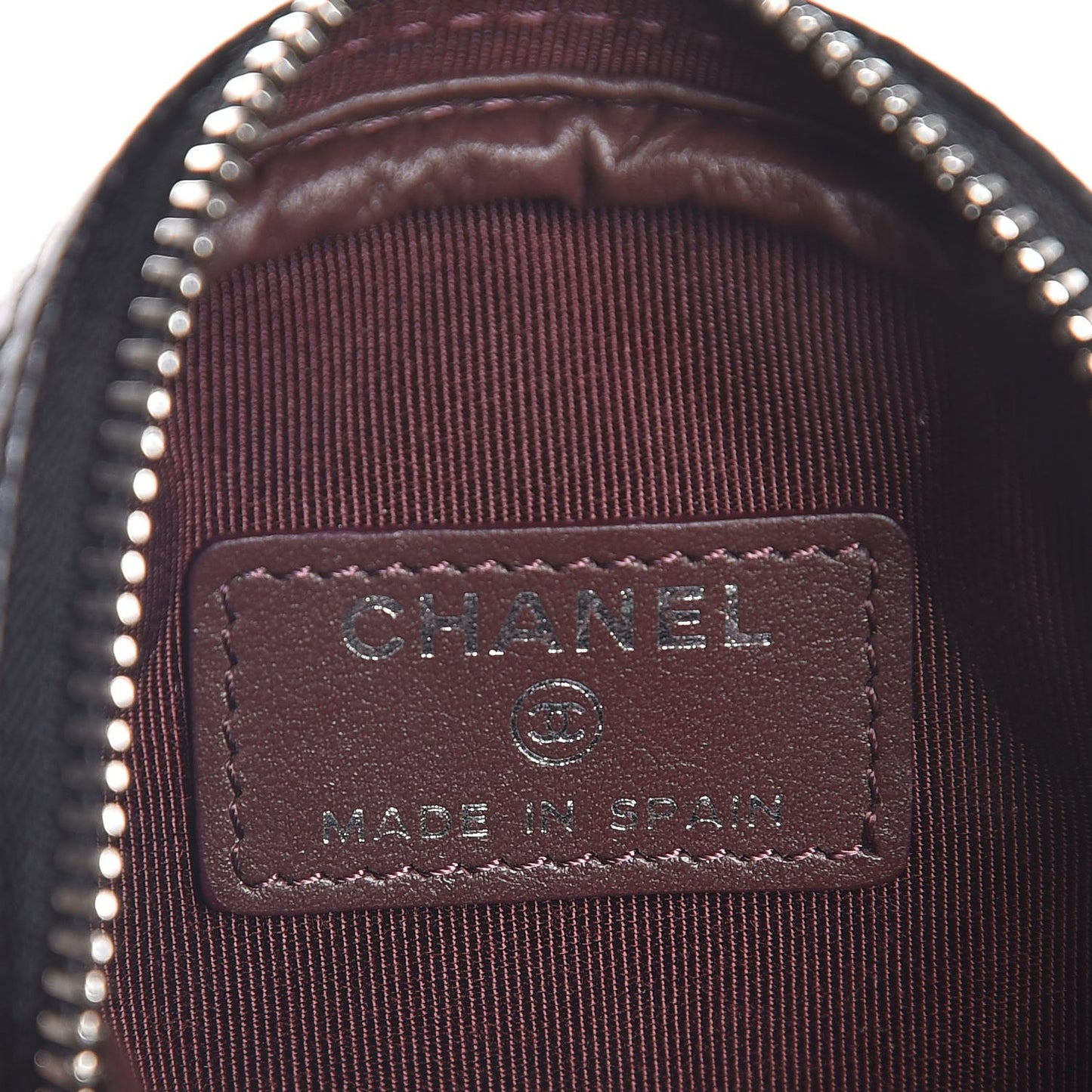 Caviar Quilted Zip Around Classic Coin Purse Black