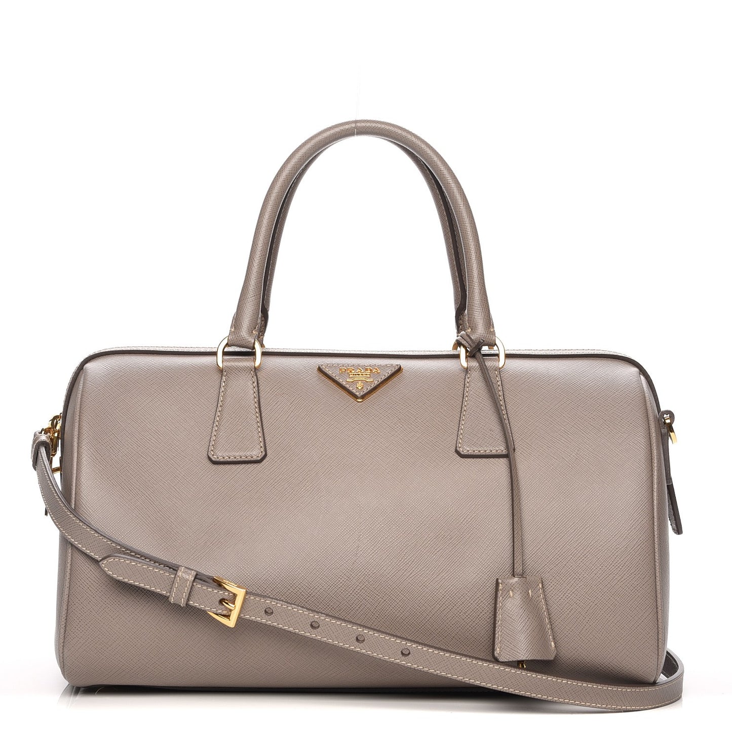 Saffiano Lux Bowler Argilla