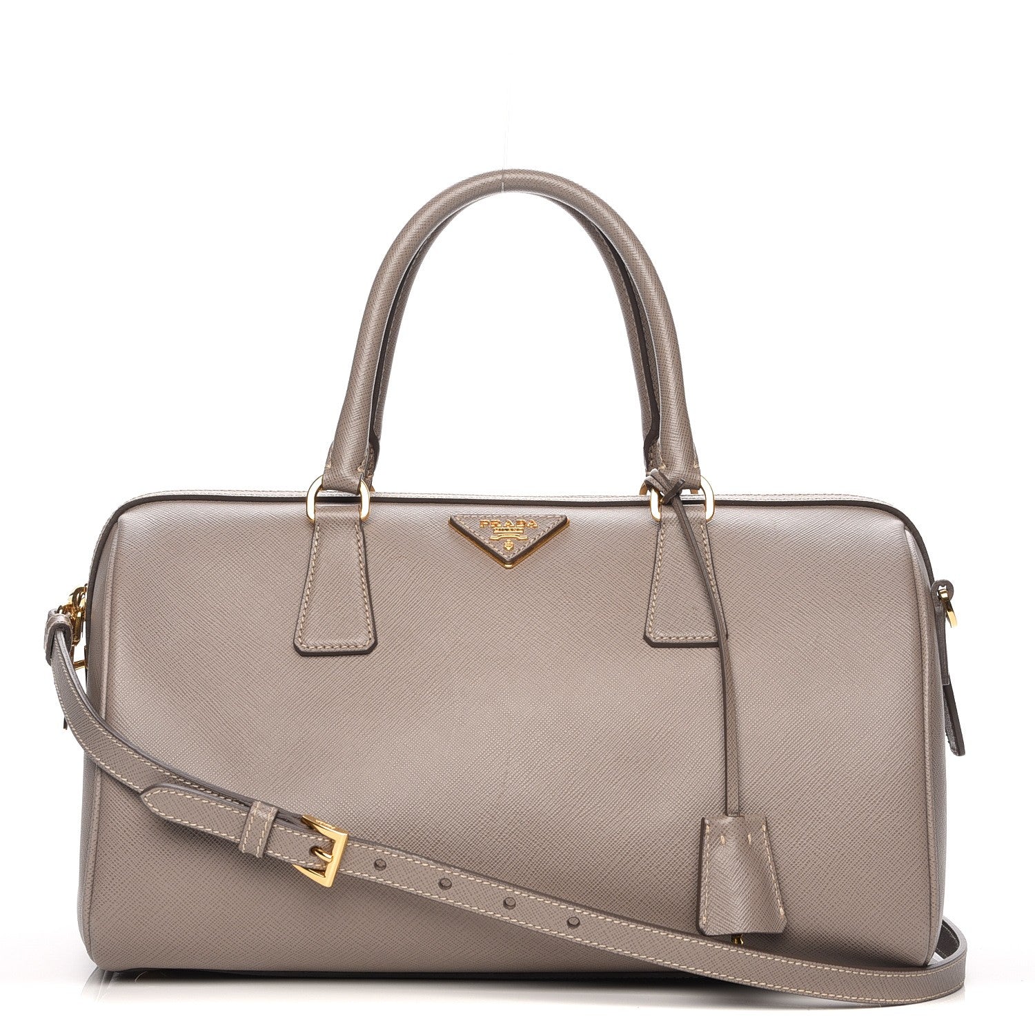 Prada Saffiano Lux Bowler Argilla 1 of 8