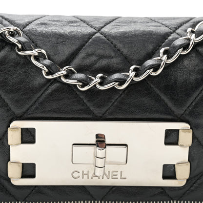Chanel Lambskin East West Mademoiselle Flap Black 8 of 11