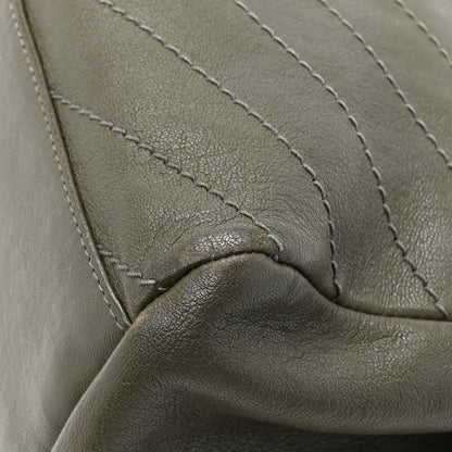 Saint Laurent Vintage Lambskin Chevron Monogram Medium Nolita Military Olive 13 of 13