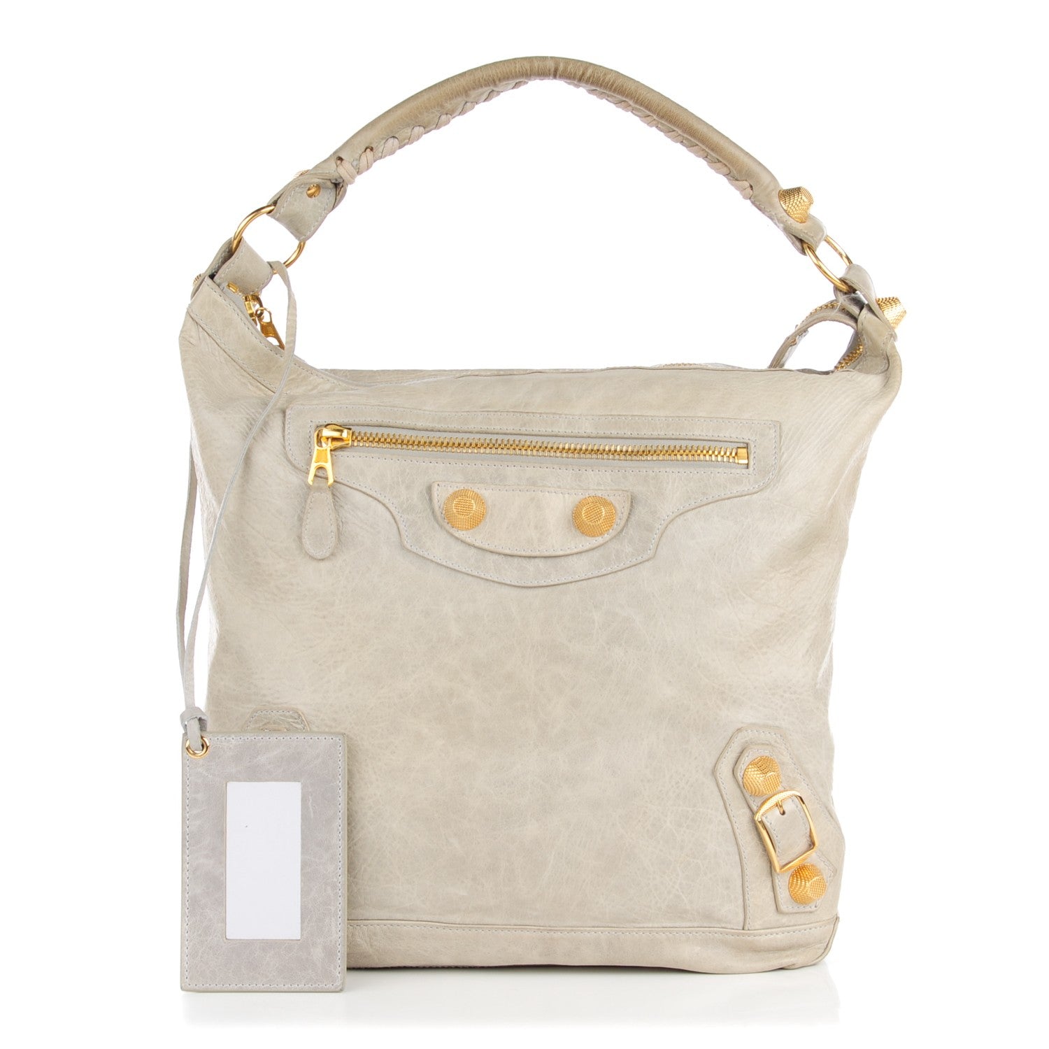 Balenciaga Agneau Giant 21 Gold Hardware Day Hobo Natural 1 of 10