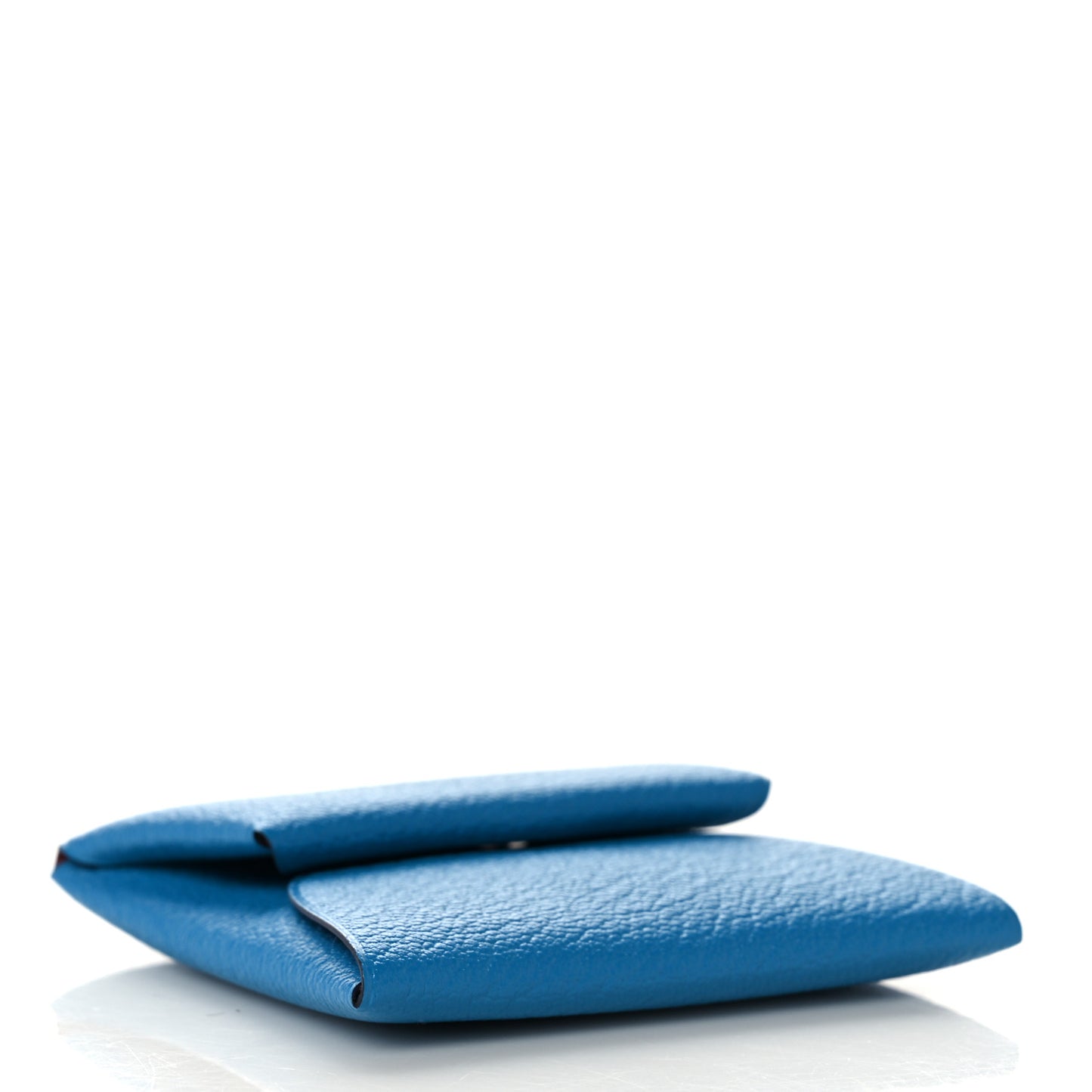 Chevre Mysore Bastia Verso Coin Purse Bleu Frida Cuivre