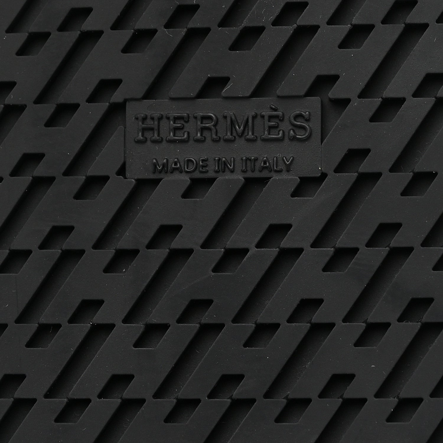 Hermes Calfskin Womens Chypre Sandals 37.5 Black 8 of 9