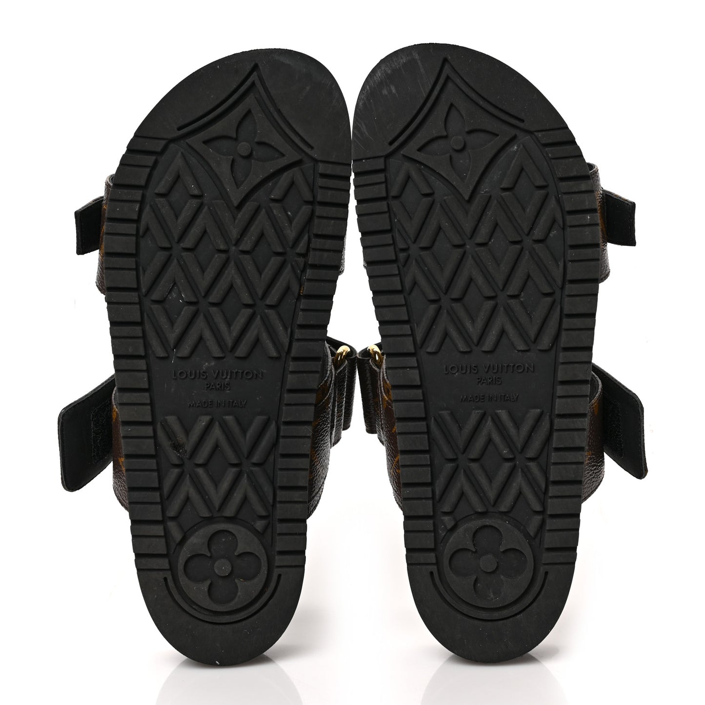 Monogram Bom Dia Mule Sandals 35 Black