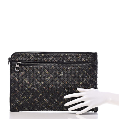 Bottega Veneta Nappa Intrecciato Microdots Document Case Multicolor 2 of 8