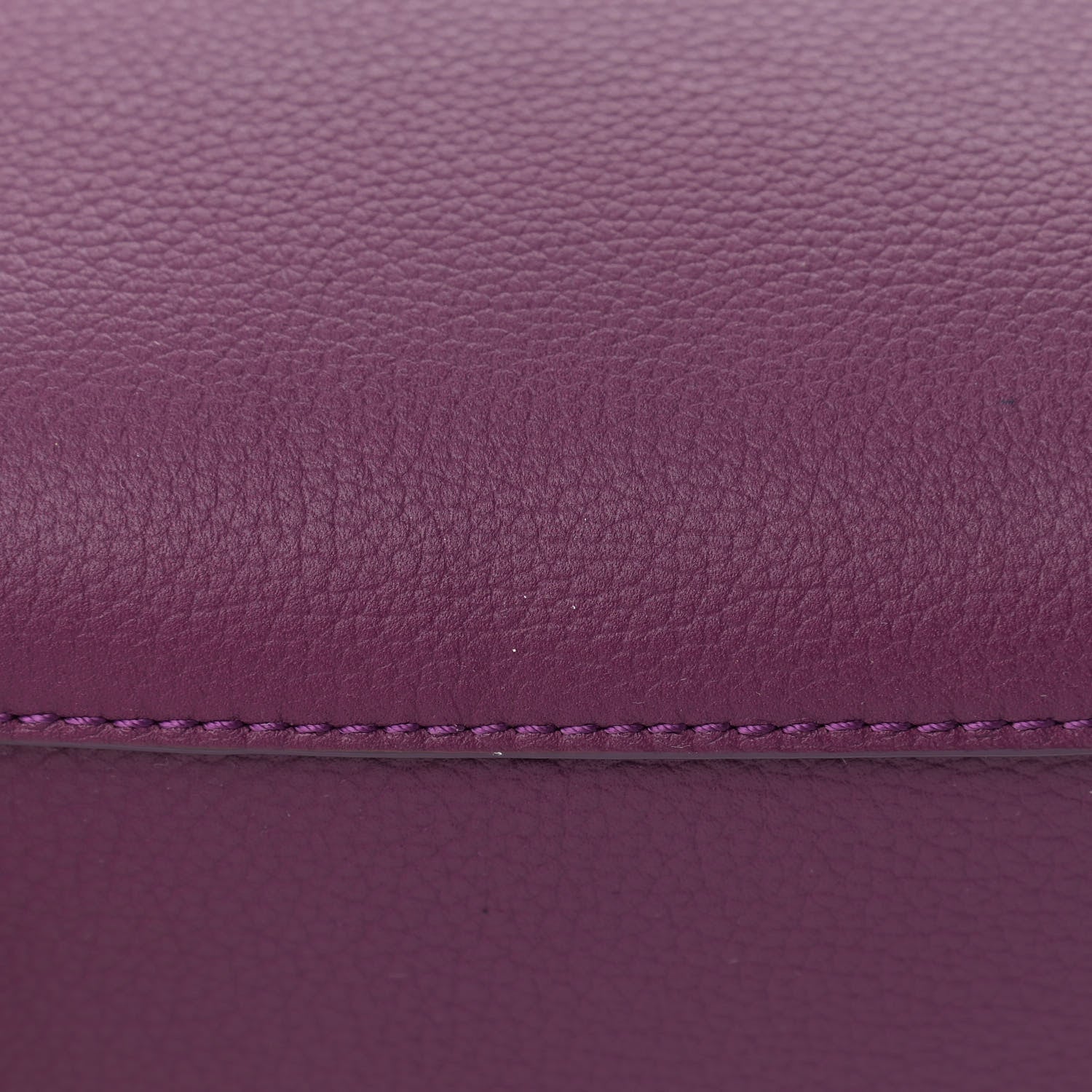 MCM Grained Calfskin Mini Milla Tote Purple 11 of 11