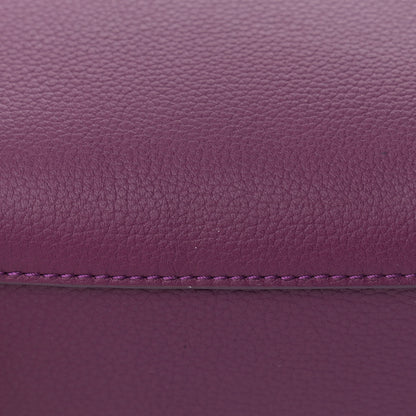 MCM Grained Calfskin Mini Milla Tote Purple 11 of 11