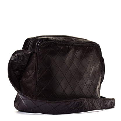 Chanel Lambskin Quilted Tassel Camera Bag Brown 2 of 8