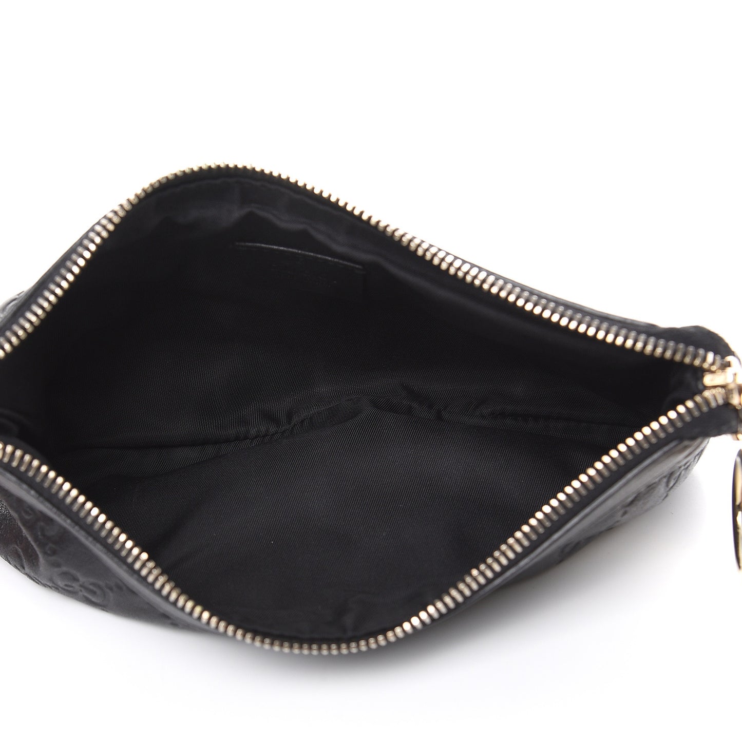 Guccissima Signature New Britt Wristlet Black