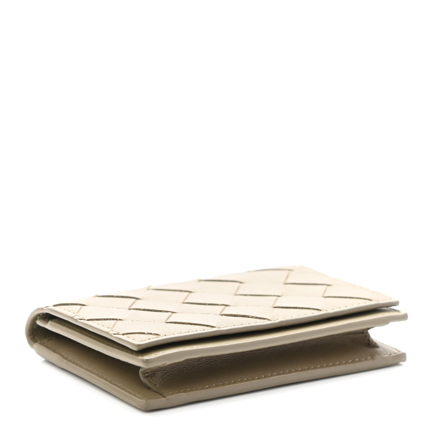 Bottega Veneta Nappa Intrecciato Card Holder Taupe 4 of 7