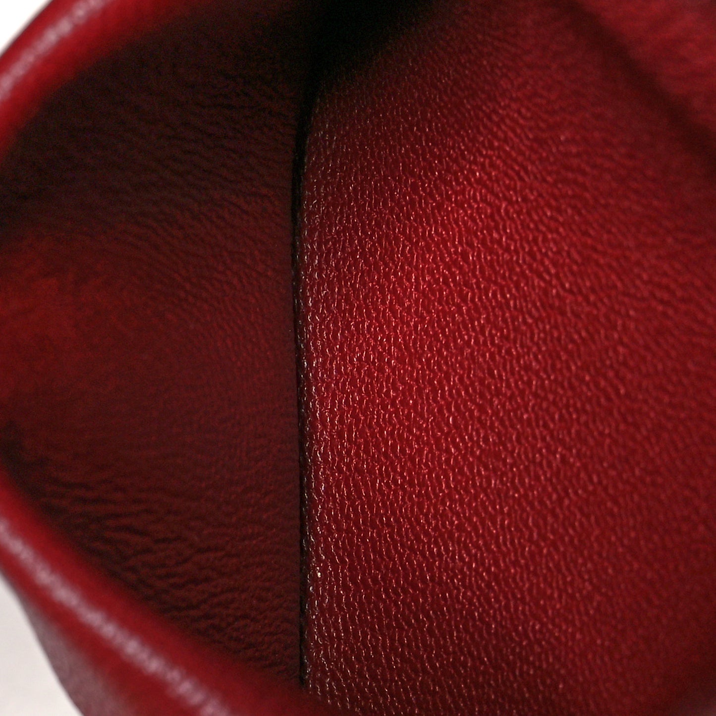 Chevre Mysore Calvi Duo Card Case Rouge H