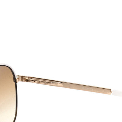 Gucci Aviator Sunglasses 1827/S White Gold 6 of 7