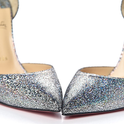 Christian Louboutin Nappa Mica Iriza 100 Pumps 39.5 Silver 9 of 10