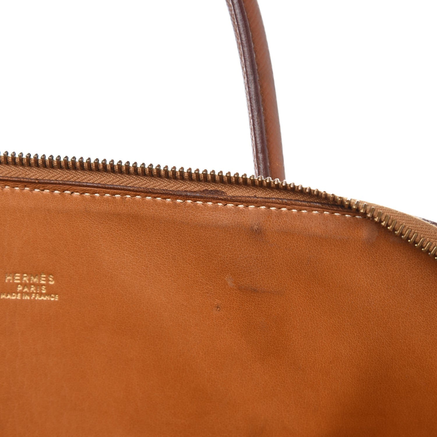 Hermes Courchevel Rigide Bolide 35 Gold 11 of 13