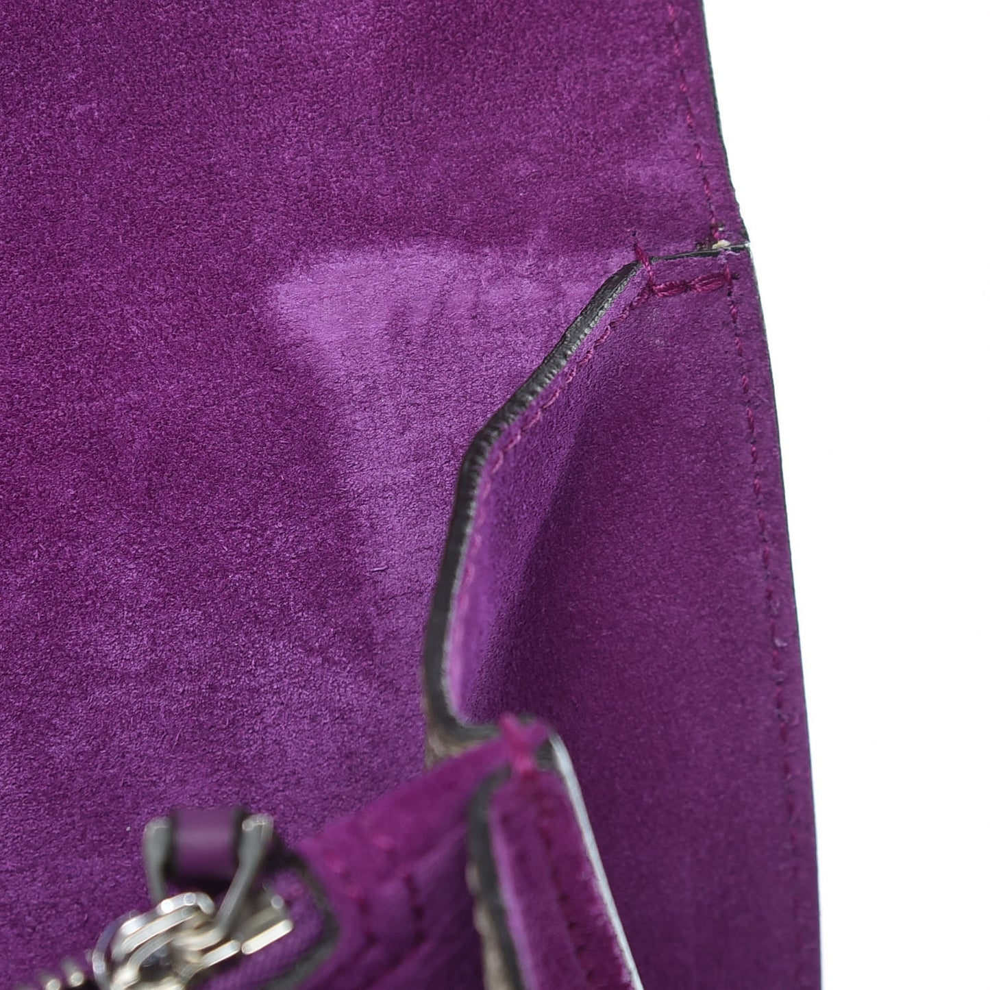 GG Supreme Monogram Suede Small Dionysus Shoulder Bag Purple