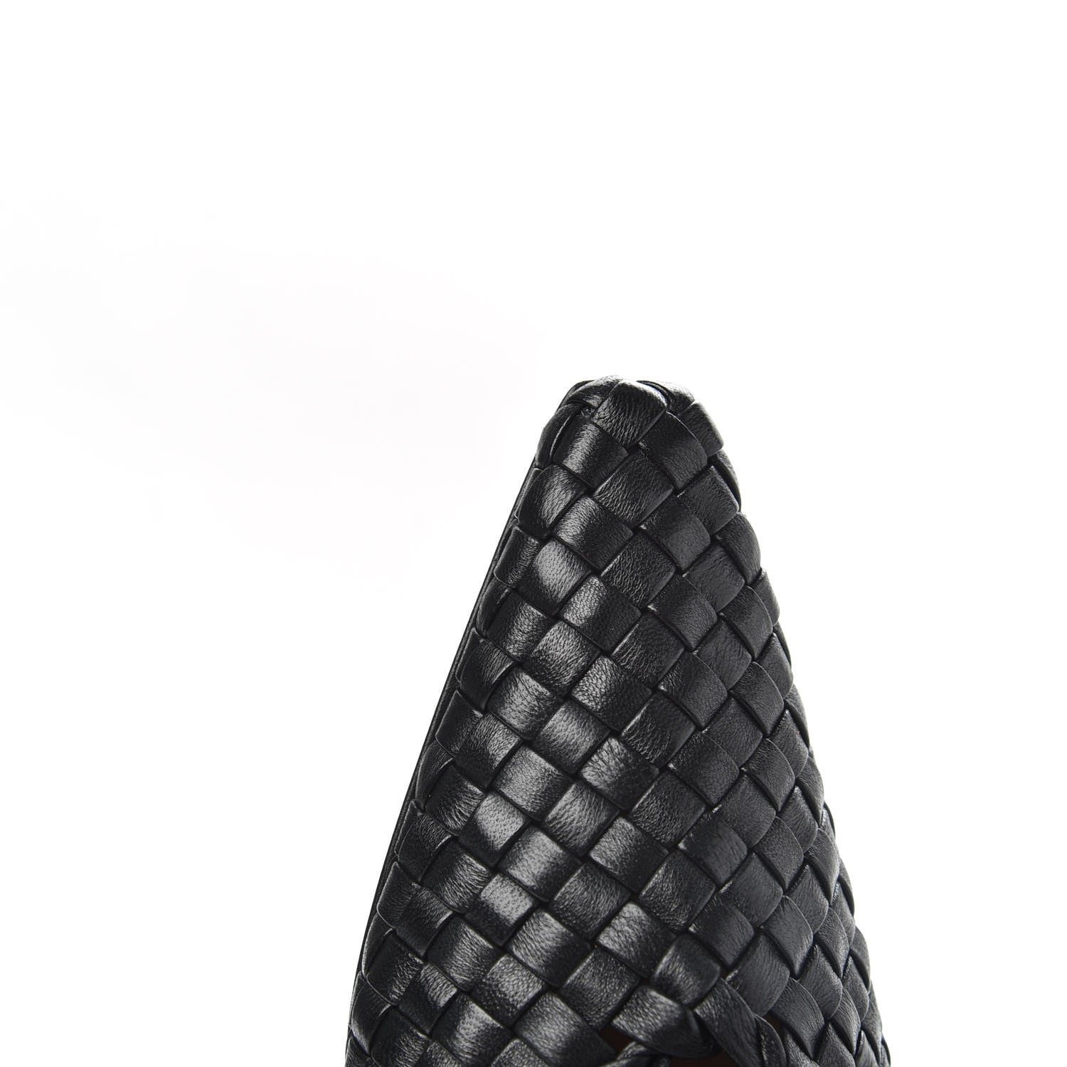 Bottega Veneta Nappa Intrecciato Almond Pumps 36 Black 8 of 11