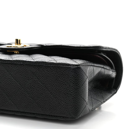 Chanel Caviar Quilted Small Double Flap Black 9 of 9