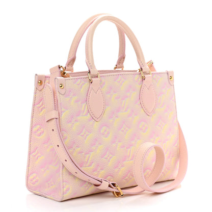 Louis Vuitton Empreinte Monogram Summer Stardust Onthego PM Pink 2 of 8