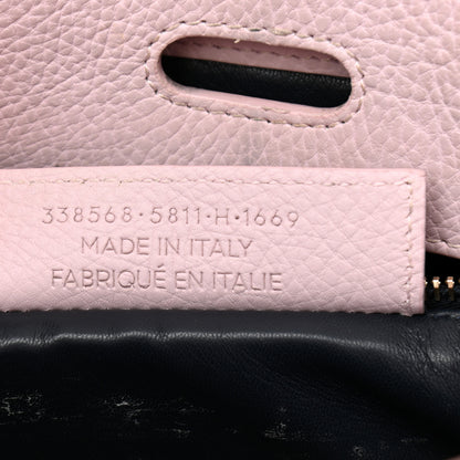 Balenciaga Grained Calfskin M Tube Round Tote Rose Poudre 6 of 18