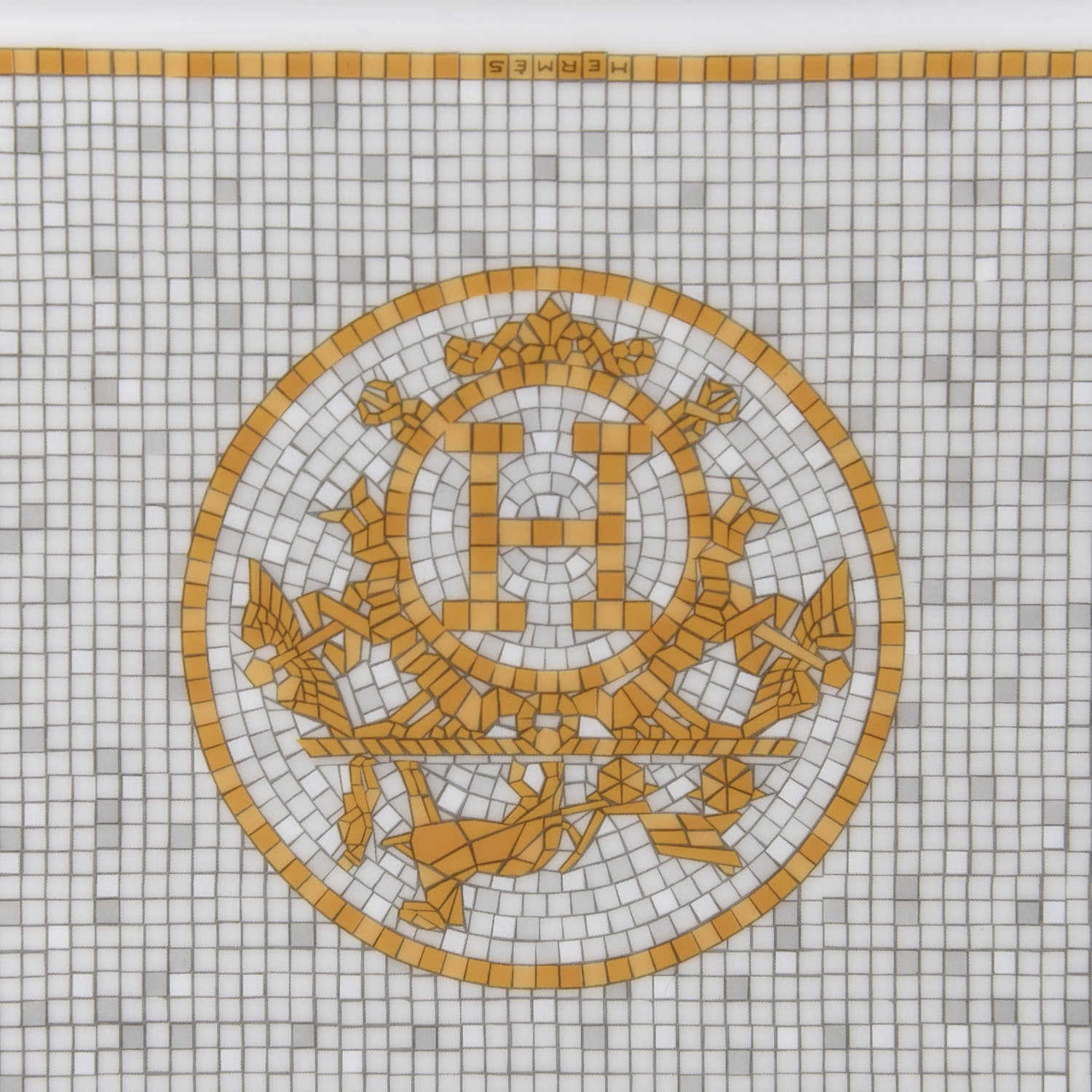 Hermes Porcelain Mosaique au 24 Sushi Plate 4 of 6